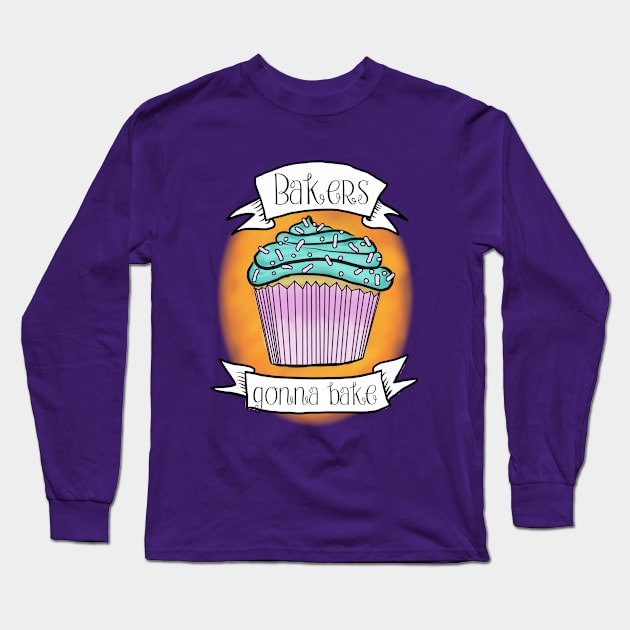 Baking love Long Sleeve T-Shirt by BeverlyHoltzem